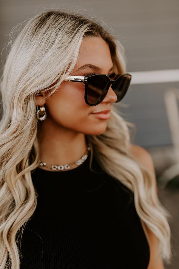 Quay Date Night Sunnies in Black Product Image
