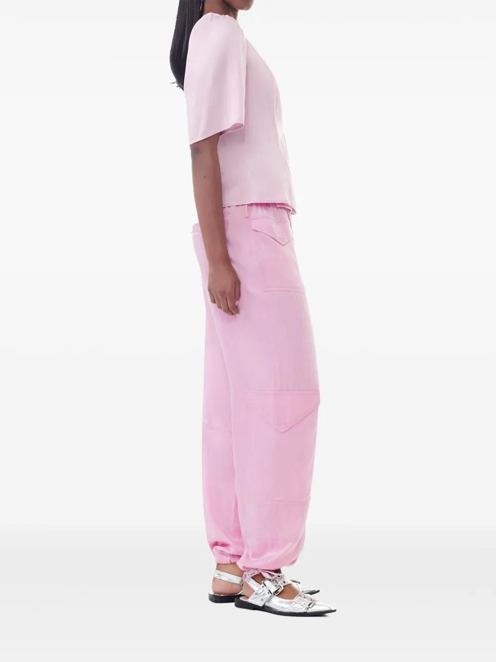 V-neck wrap blouse Product Image