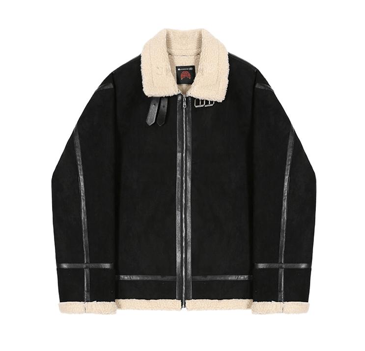 RT No. 6346 SUEDE FLEECE STAND COLLAR JK Product Image