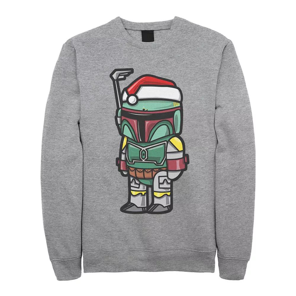 Men's Star Wars Boba Fett Santa Fleece Sweater,  Product Image