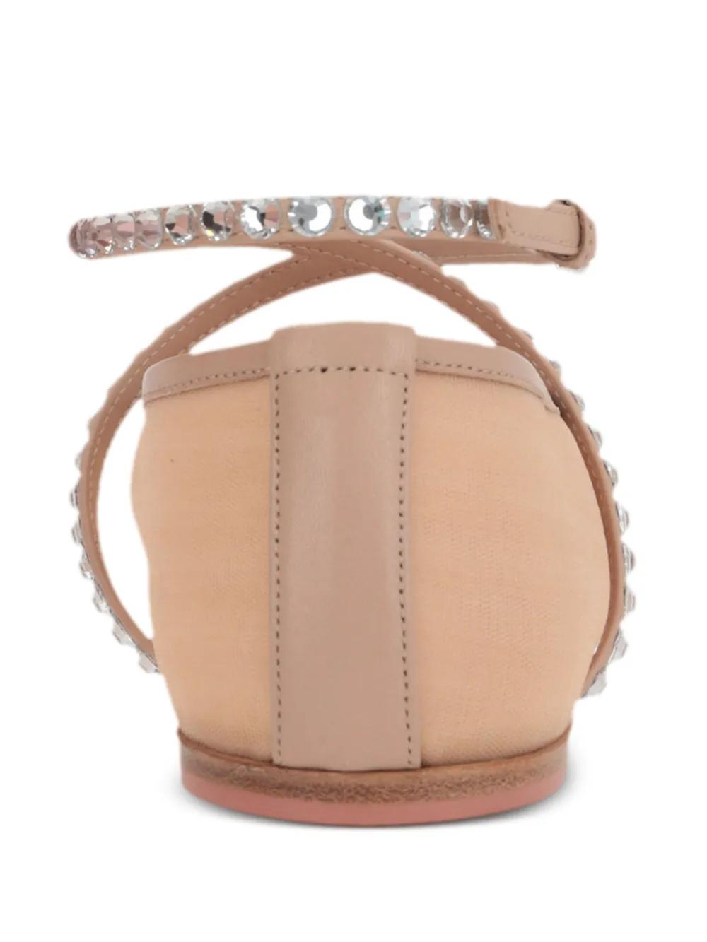 Ane crystal-embellished ballerina shoes Product Image