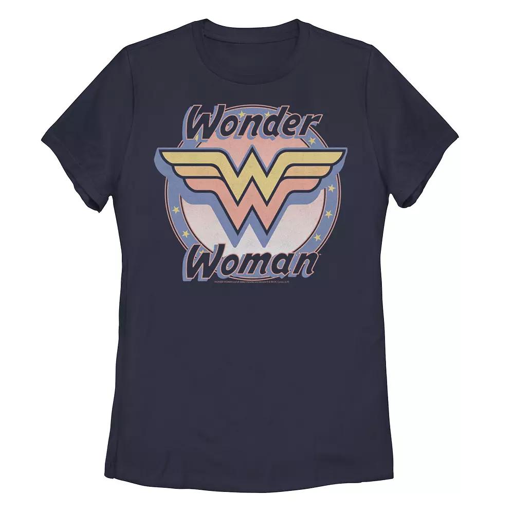 Juniors' DC Comics Wonder Woman Retro Logo Graphic Tee, Girl's,  Product Image