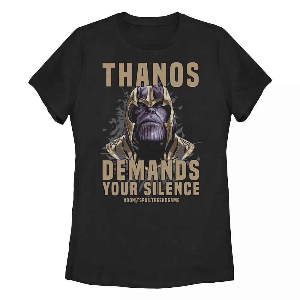 Men's Marvel Avengers "Thanos Demands Your Silence" Tee,  Product Image