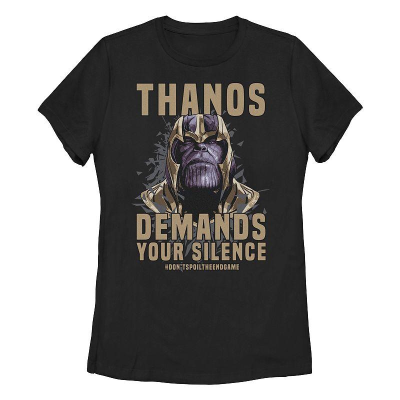 Men's Marvel Avengers "Thanos Demands Your Silence" Tee,  Product Image