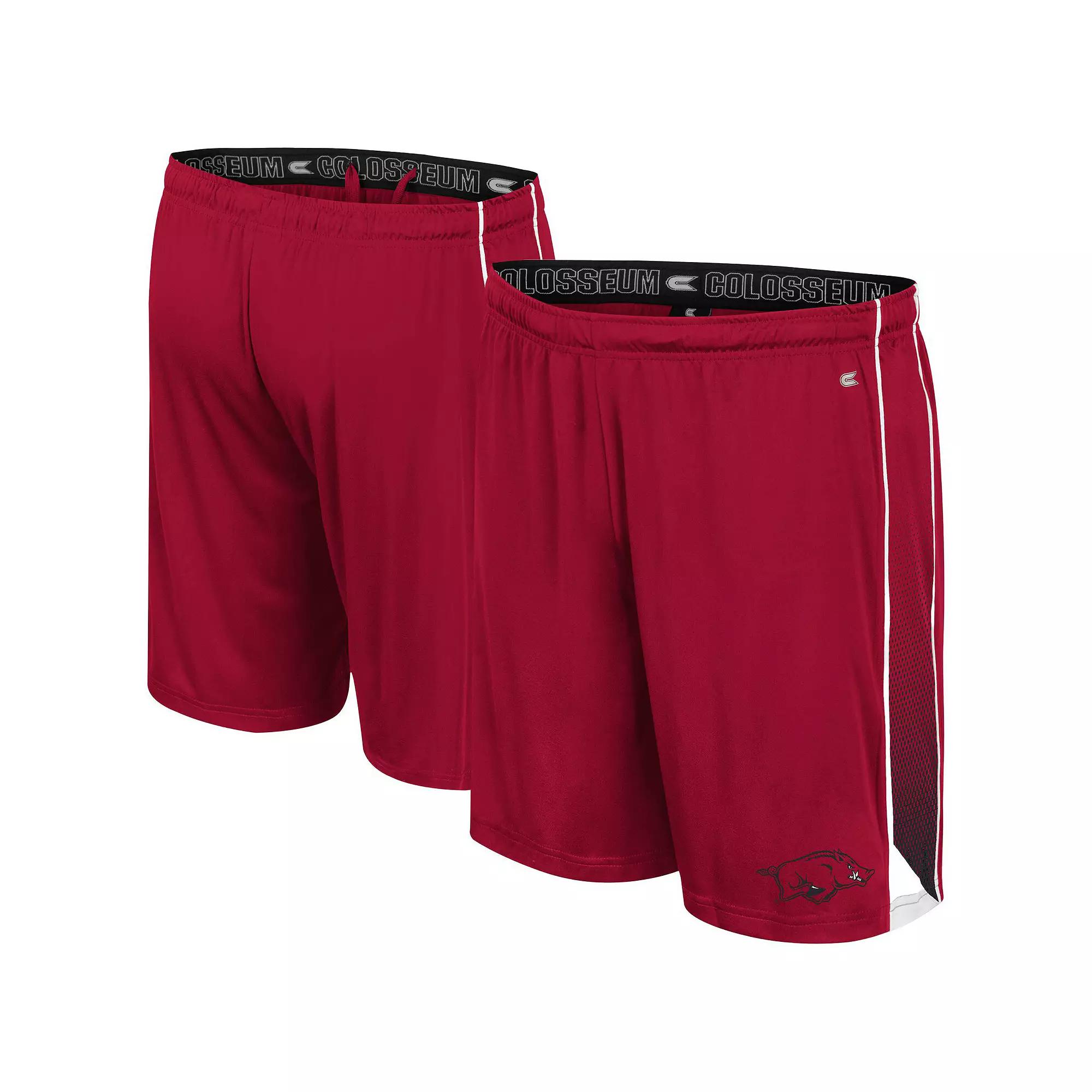 Men's Colosseum Cardinal Arkansas Razorbacks Online Shorts,  Product Image
