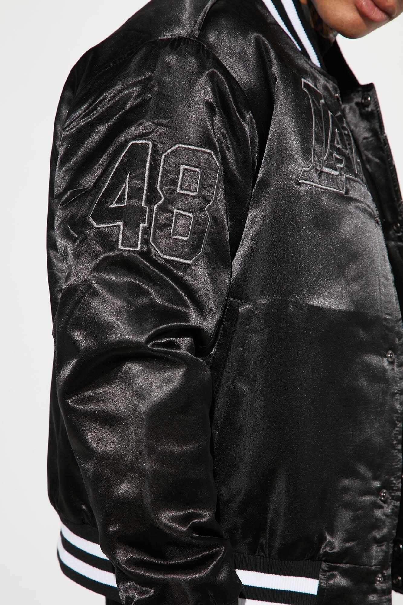 Lakers Out Varsity Jacket - Black Product Image