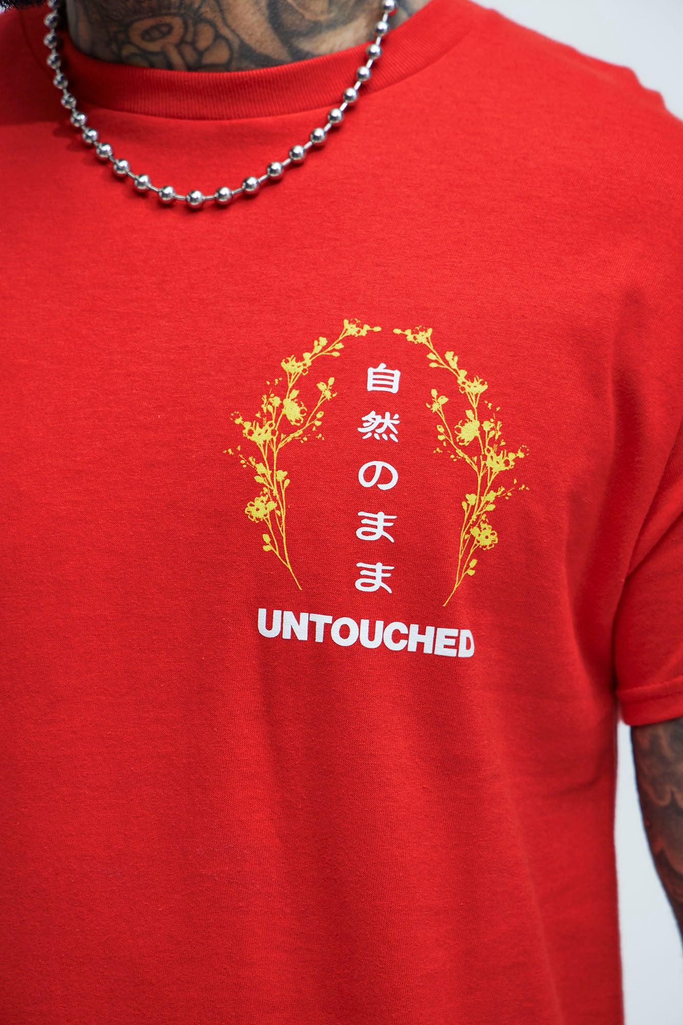 Found My Peace Short Sleeve Tee - Red Product Image