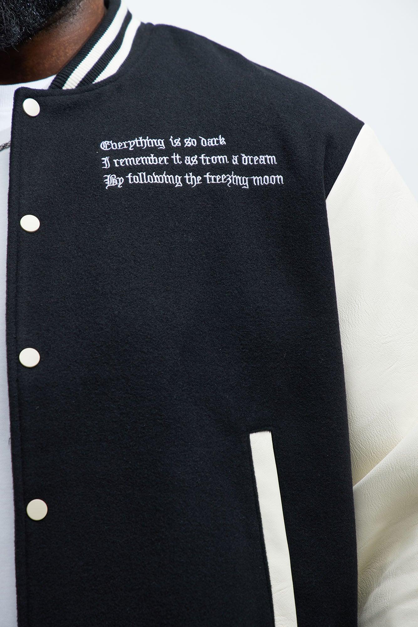 Dark Harvest Varsity Jacket - Black Product Image