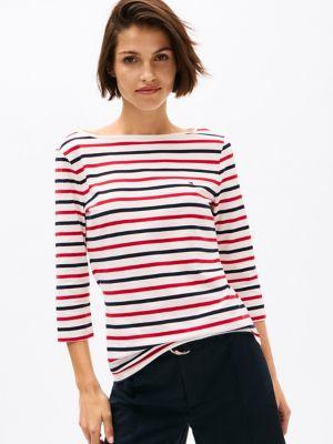 Stripe Boatneck T-Shirt Product Image