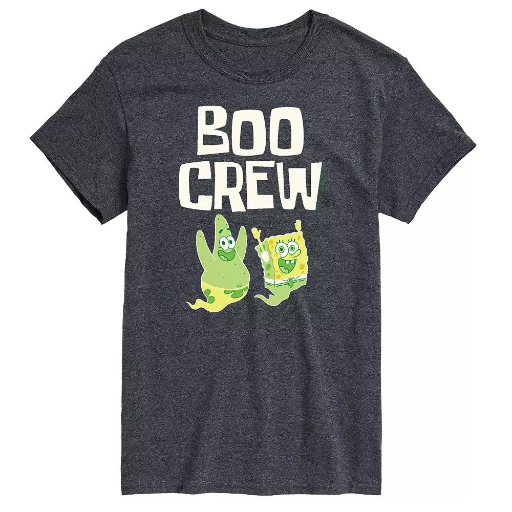 Big & Tall Spongebob Boo Crew Graphic Tee, Men's,  Product Image