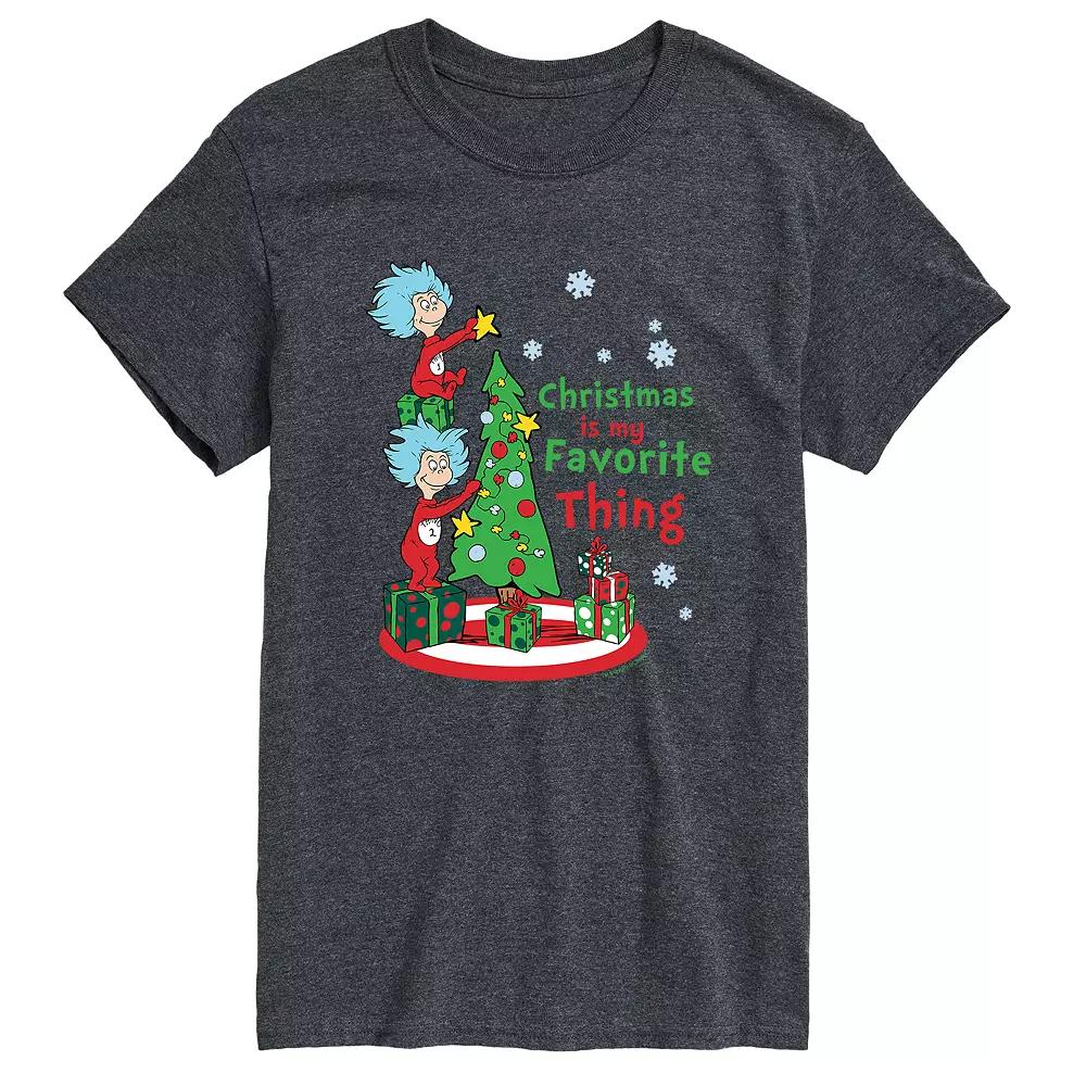 Men's Dr. Seuss Christmas is my Favorite Thing Tee,  Product Image