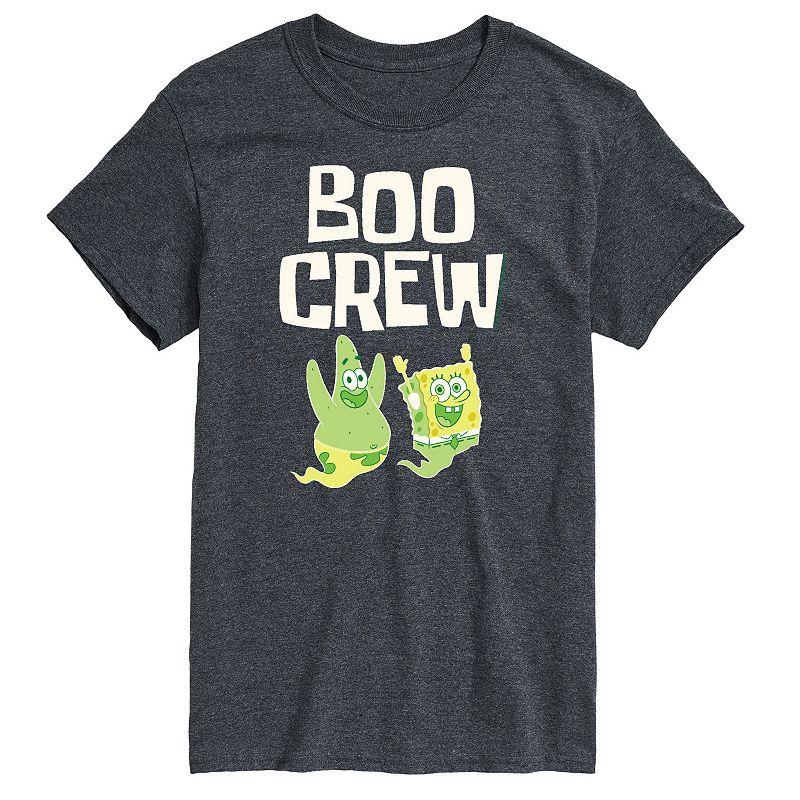 Big & Tall Spongebob Boo Crew Graphic Tee, Men's,  Product Image