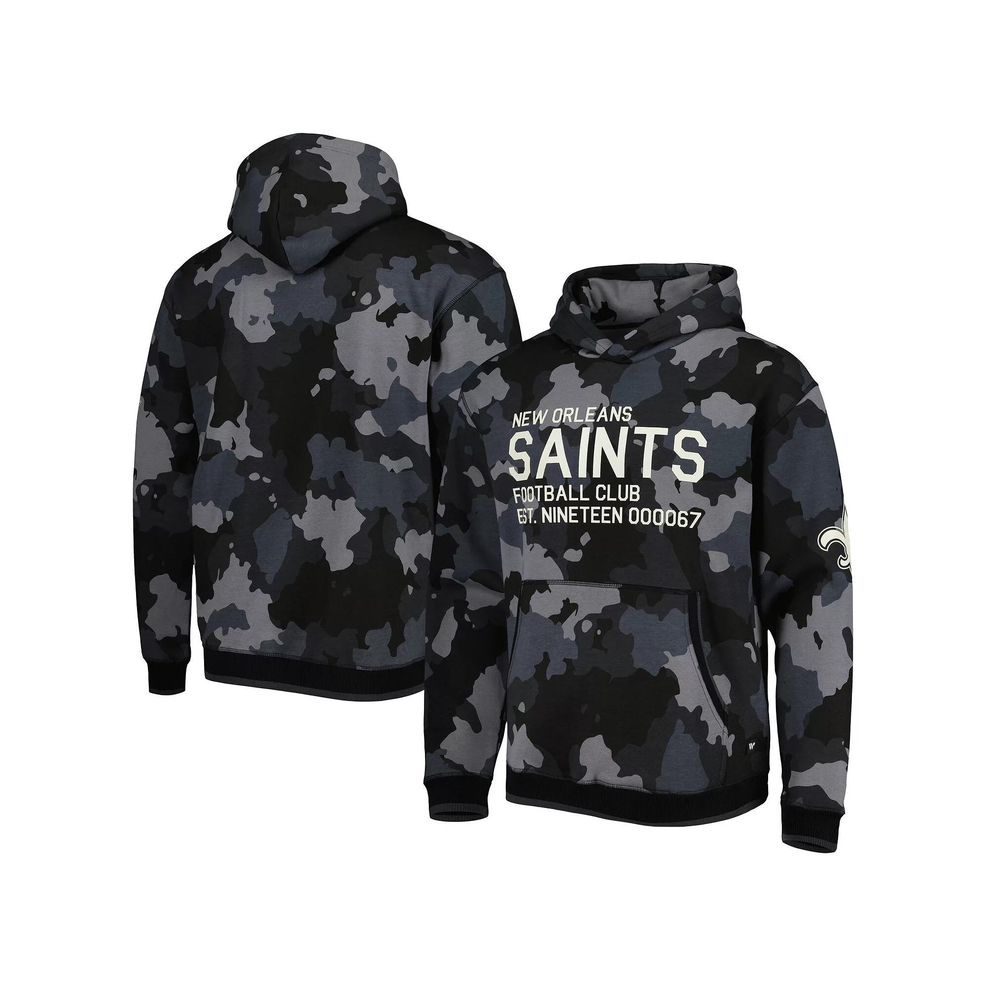 Mens The Wild Collective New Orleans Saints Camo Pullover Hoodie Product Image