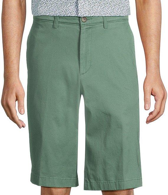Roundtree & Yorke The Cloud Short Washed Classic Fit Flat Front 13#double; Inseam Chino Shorts Product Image
