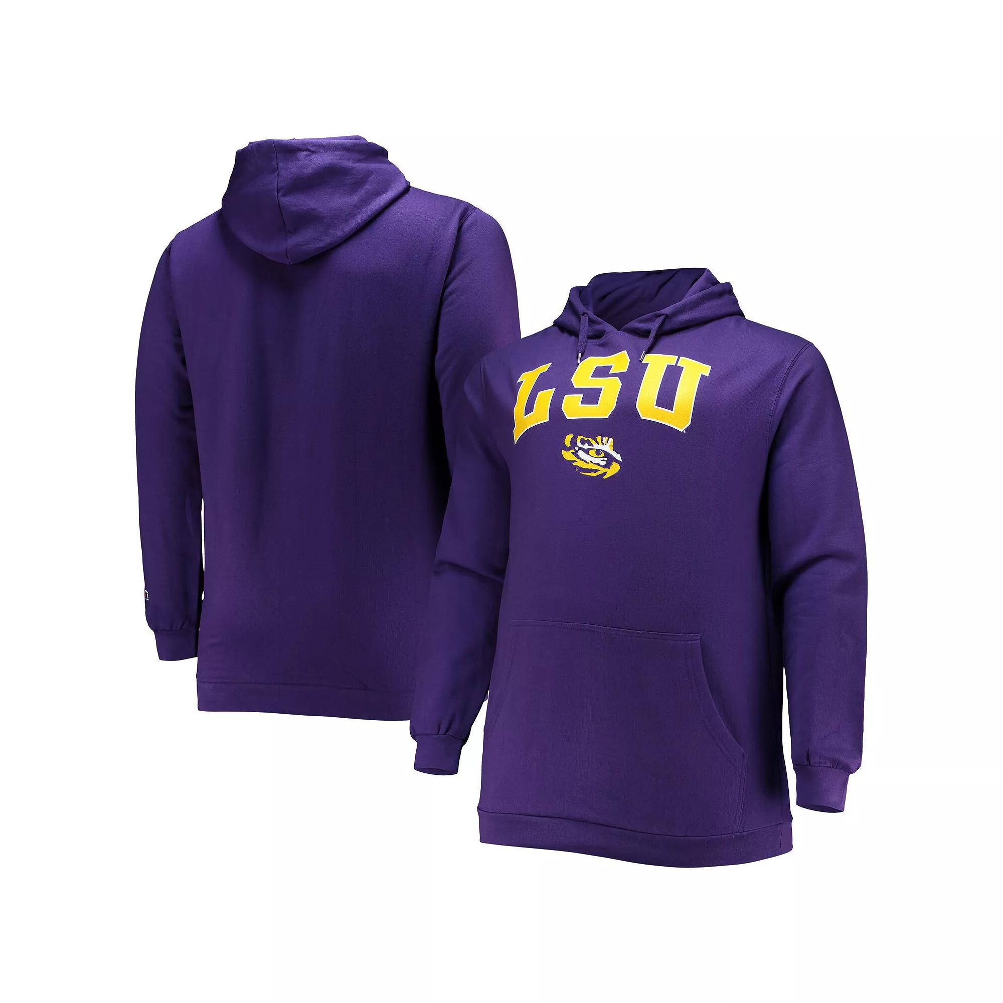 Men's Profile Black Chicago Blackhawks Big & Tall Arch Over Logo Pullover Hoodie, Size: XLT Product Image