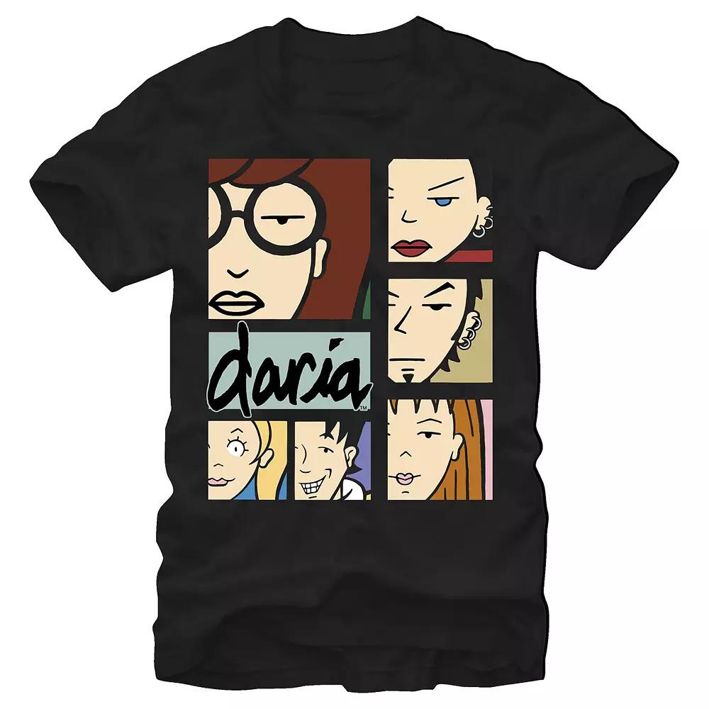 Men's Daria Characters Closeups Graphic Tee,  Product Image