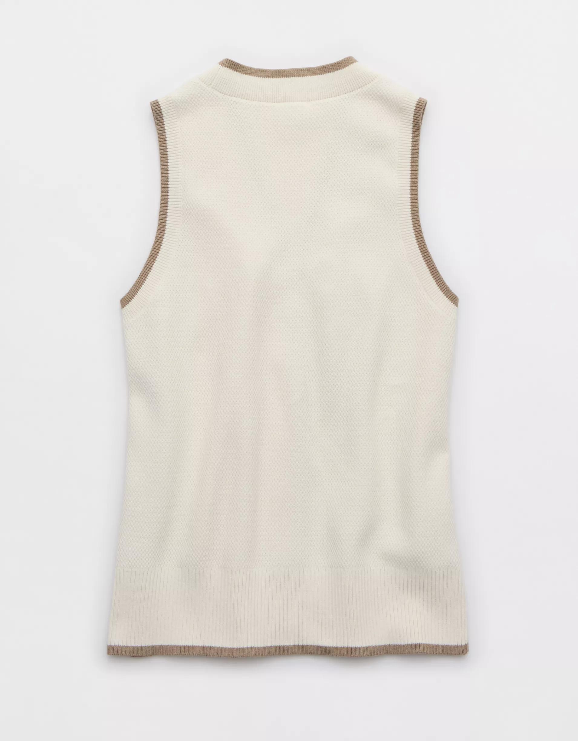 OFFLINE By Aerie Tennis Sweater Vest Cardigan Product Image