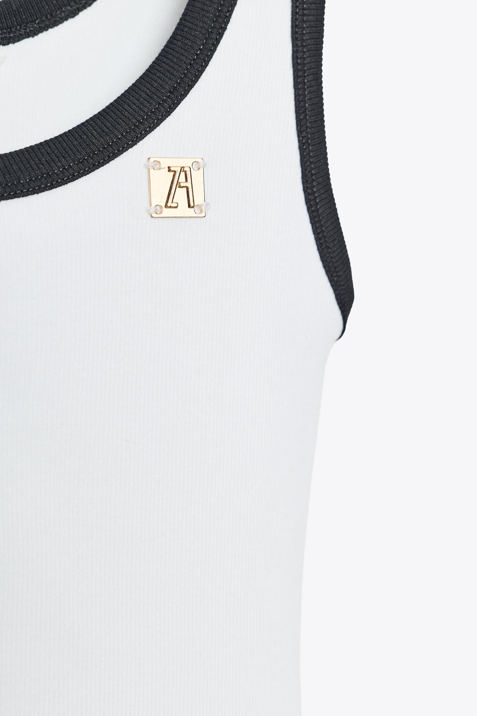 ZARA BROOCH TRIM TOP Product Image