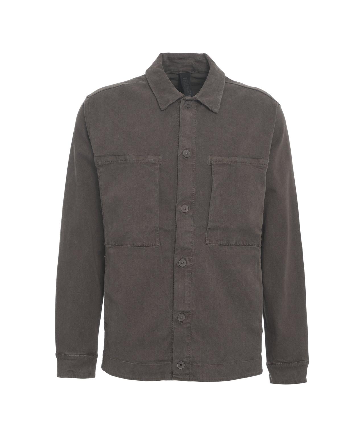 Overshirt with patch pockets Product Image