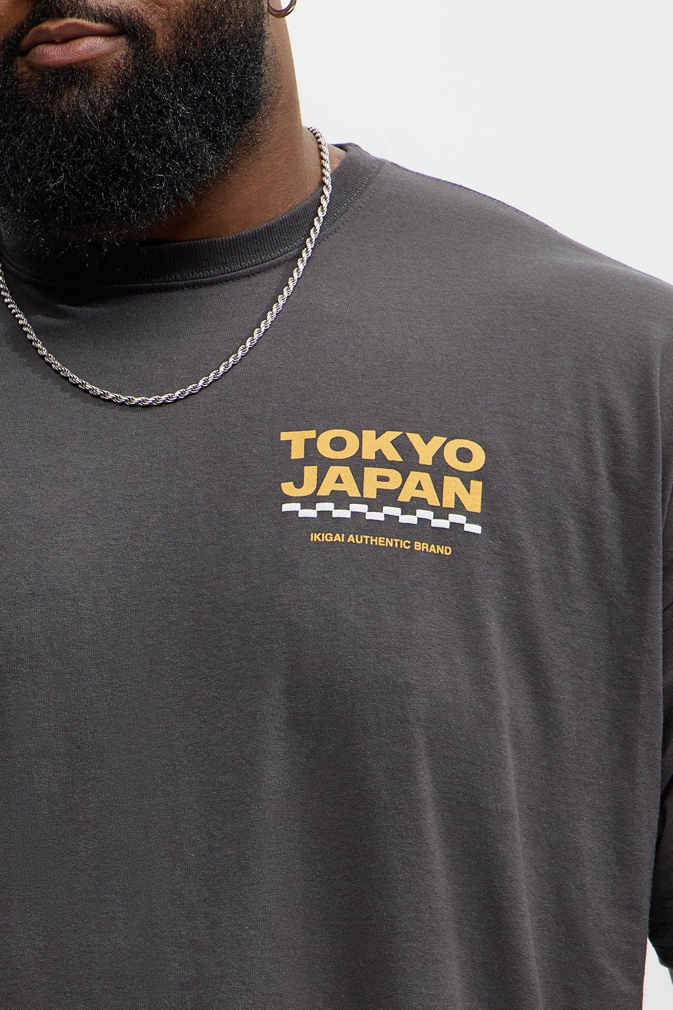 Tokyo Japan Import Short Sleeve Tee - Charcoal Product Image