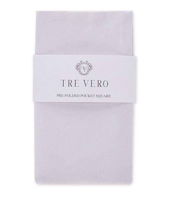 Tre Vero Solid Silk Pre-Folded Pocket Square Product Image