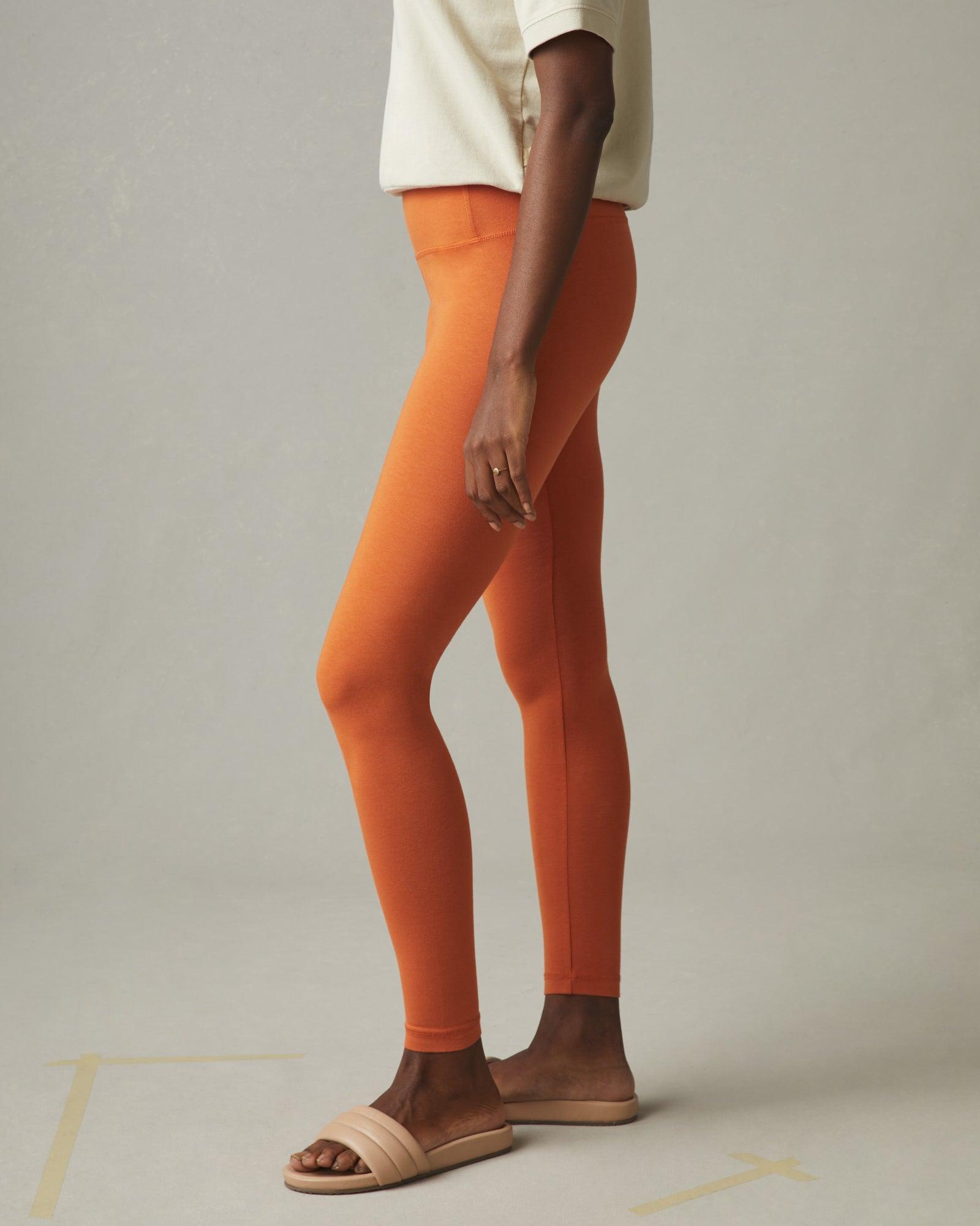 Women's Cotton Stretch Legging - Henna Female Product Image