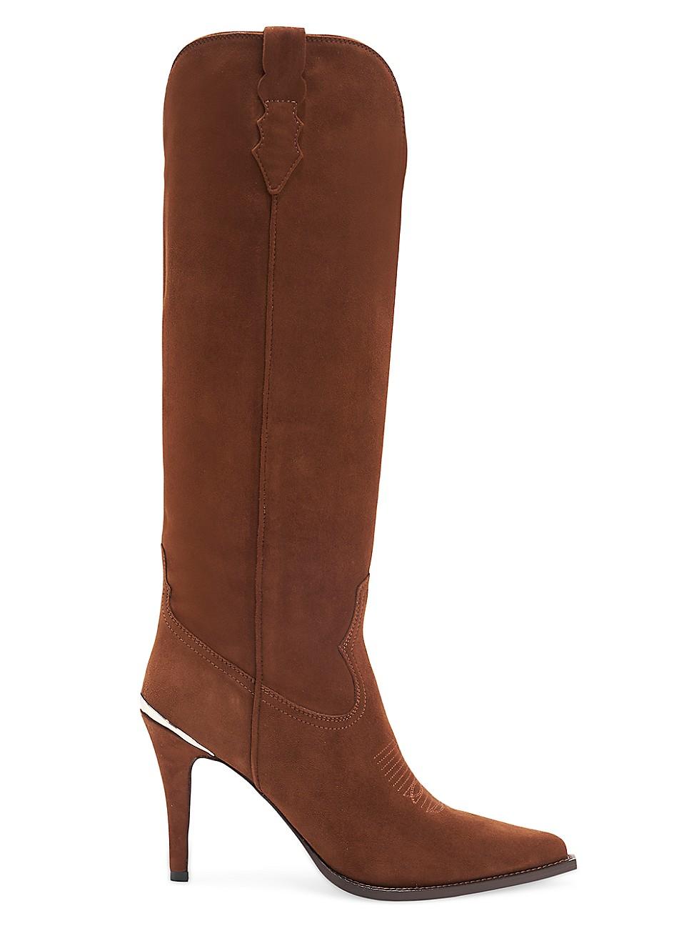 Womens Tania 80MM Suede Tall Boots Product Image