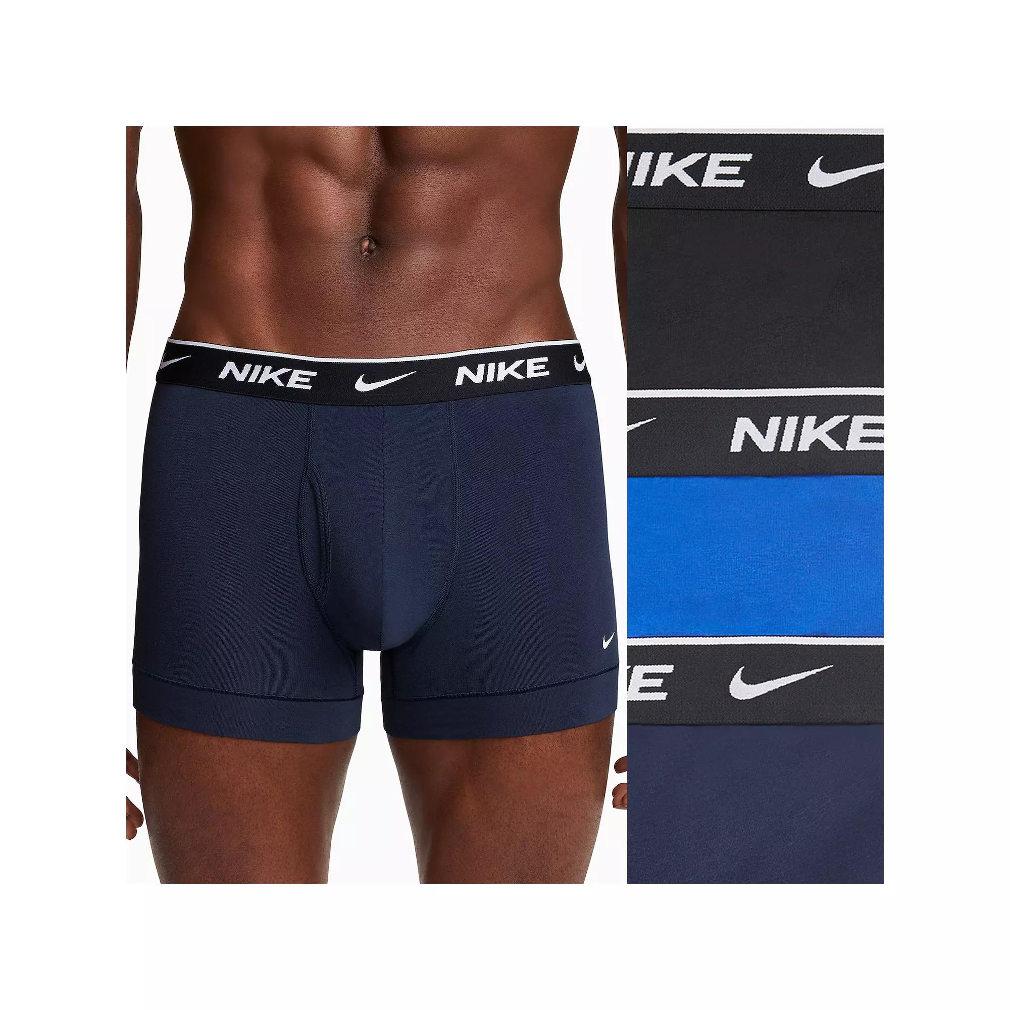 Nike Mens Essential Cotton Stretch Dri-FIT Trunks (3-Pack) | KE1166-001 Product Image