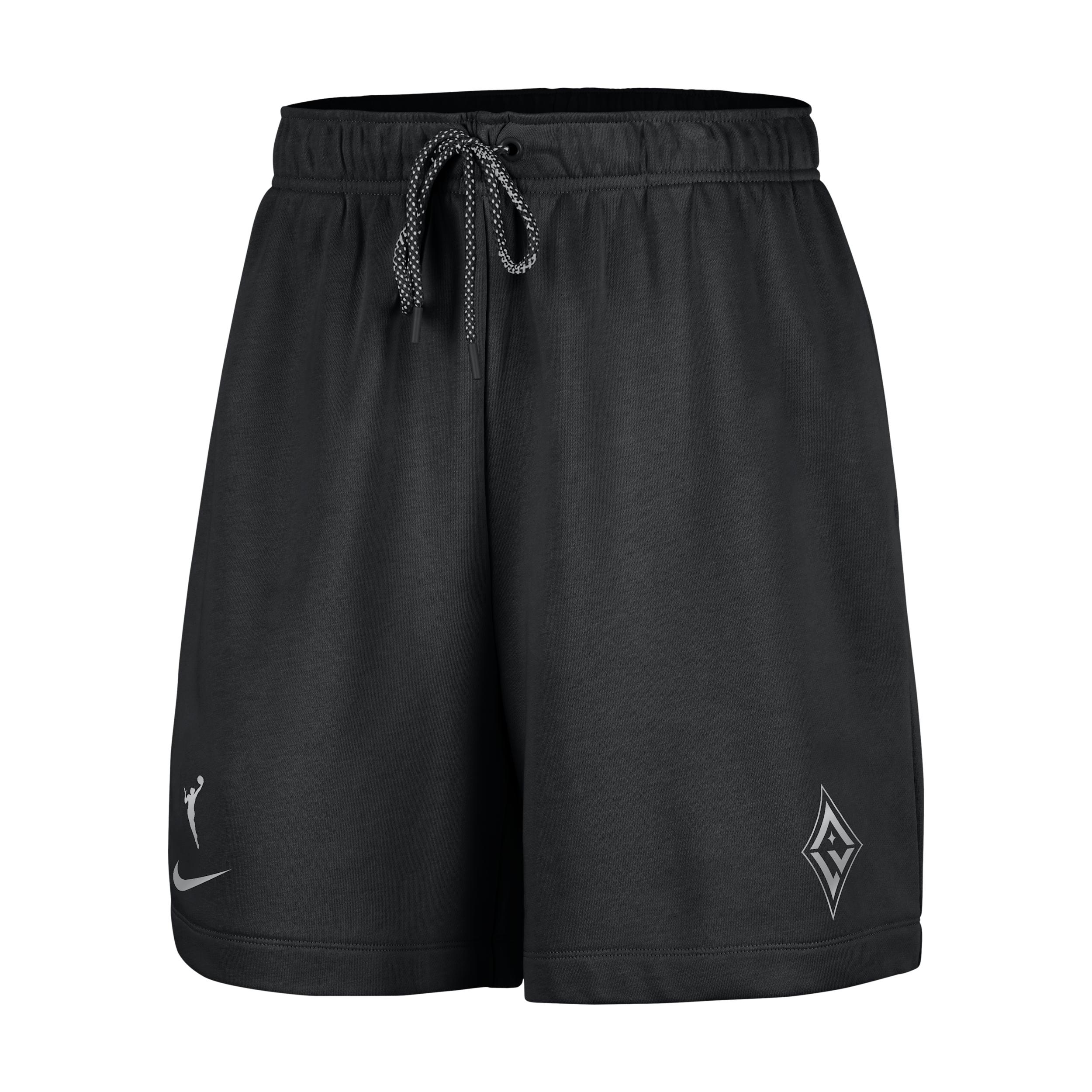 Las Vegas Aces Nike Womens WNBA 6 Fleece Shorts | HF6477-010 Product Image
