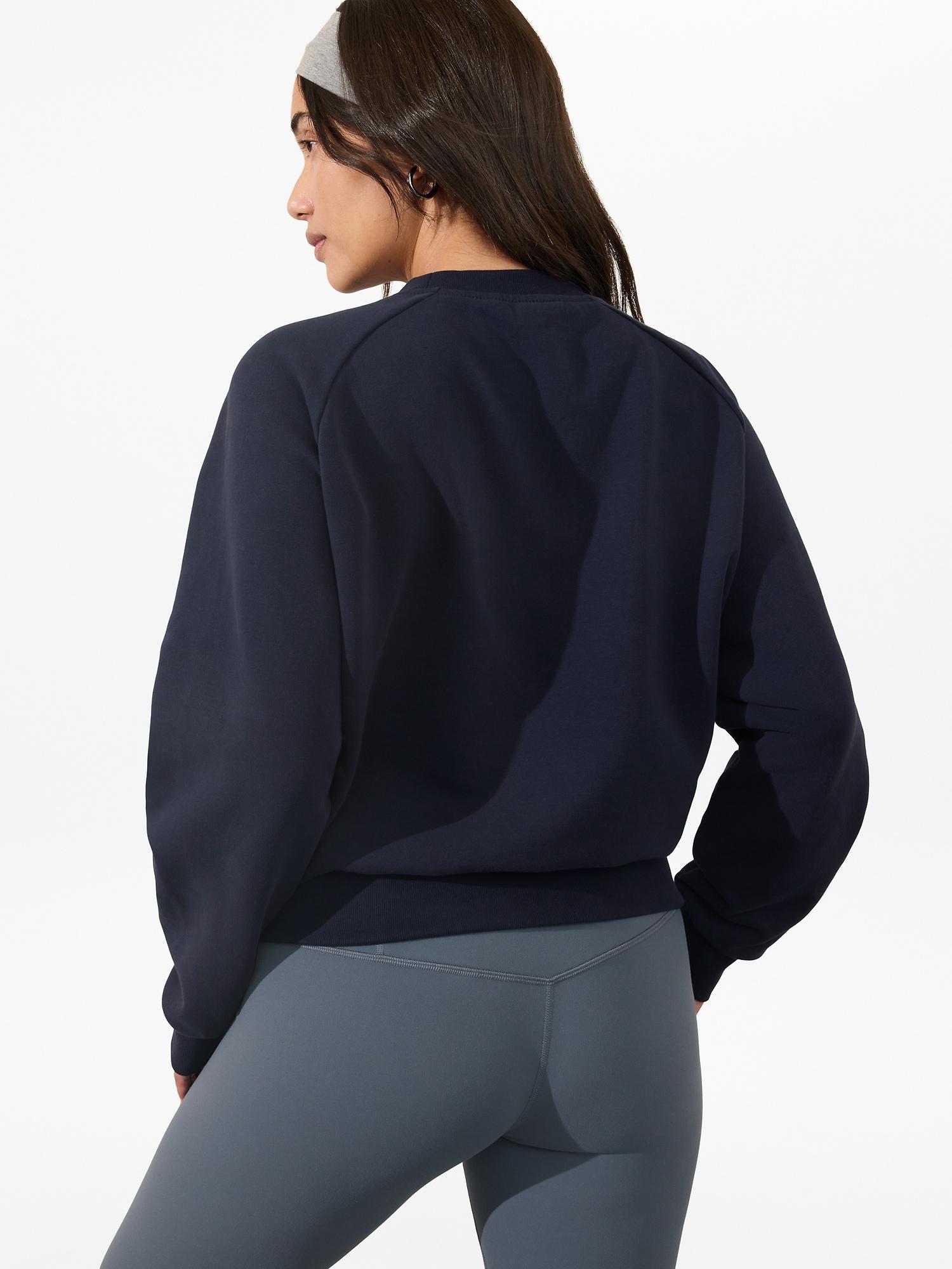 Athleta Embroidered Crew Sweatshirt Product Image