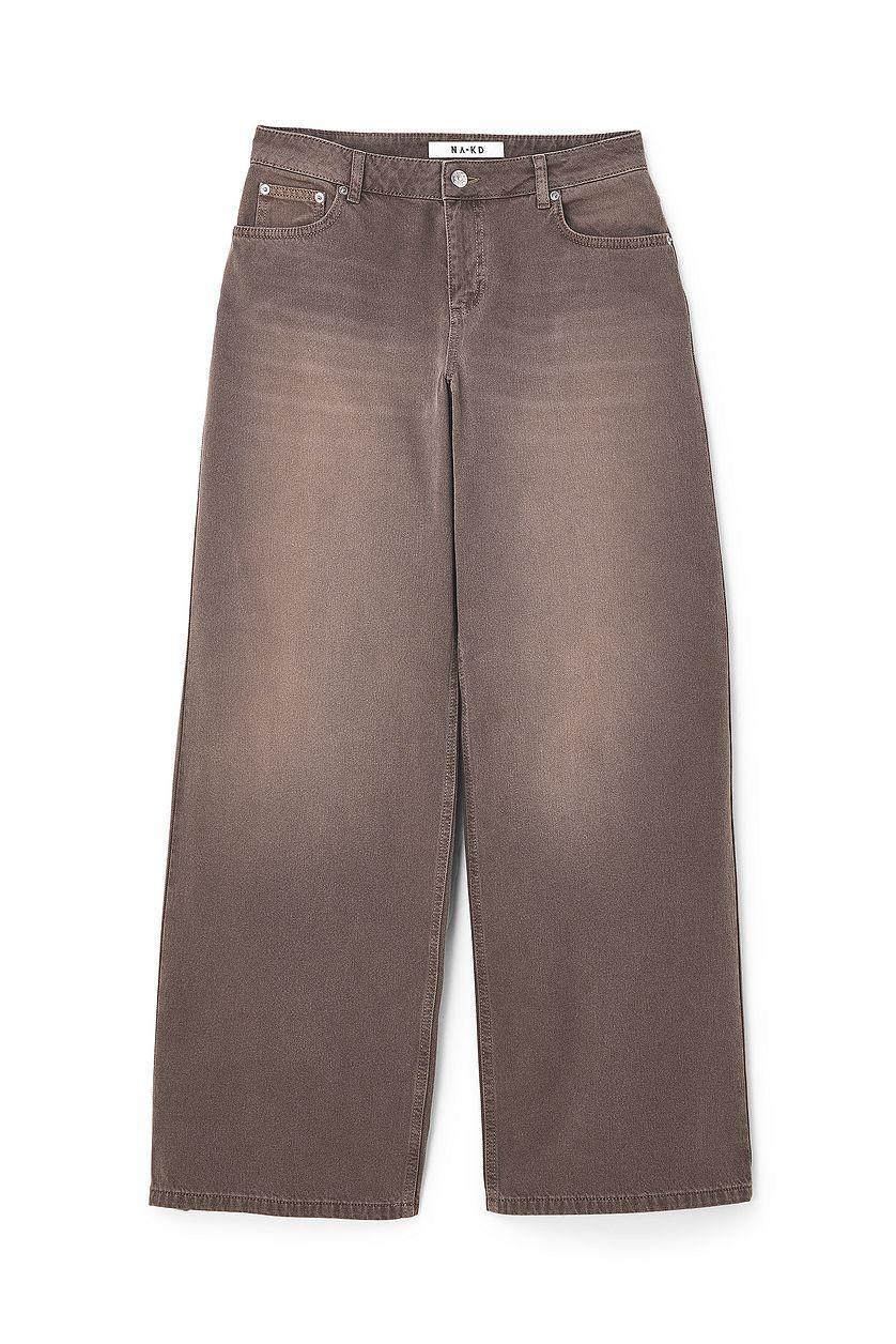 Loose Mid Waist Jeans Product Image