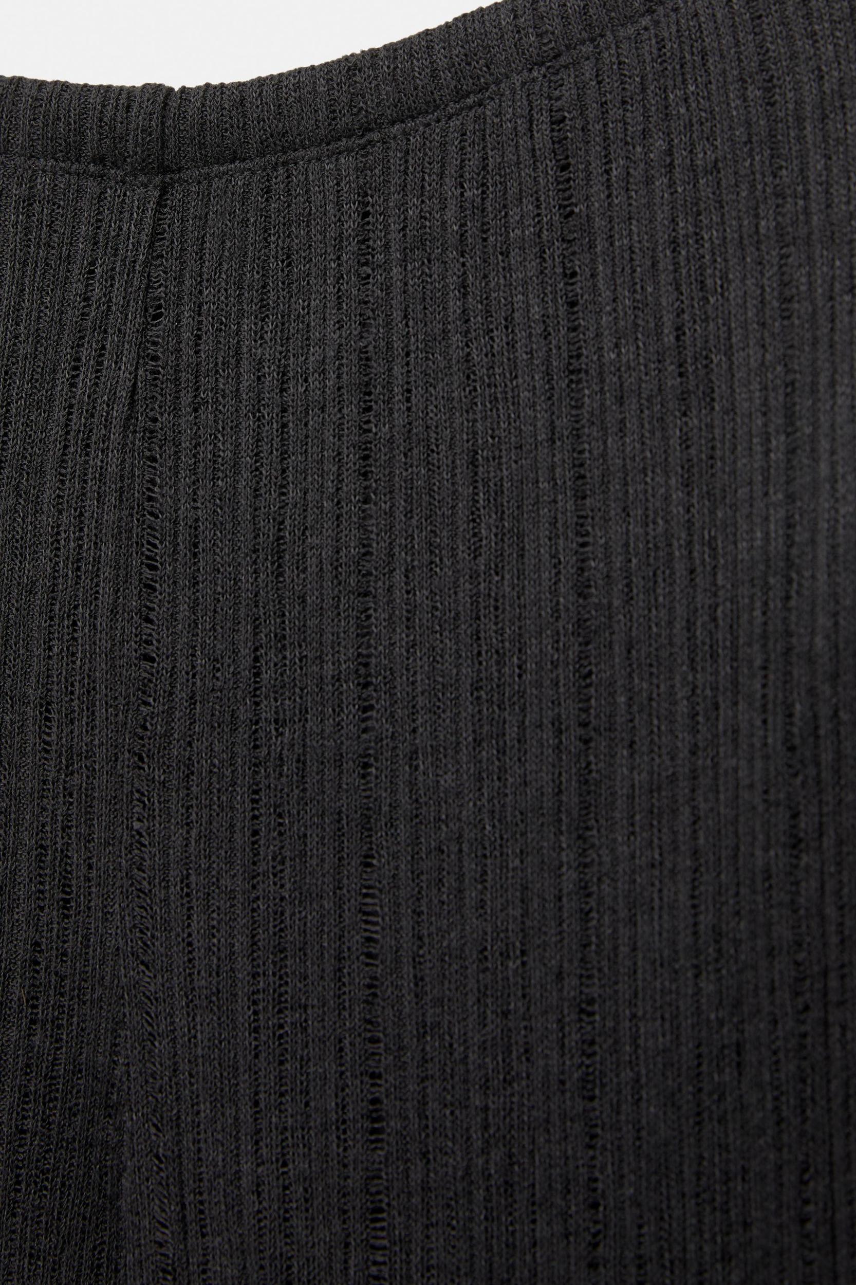 Pointelle knit trousers Product Image