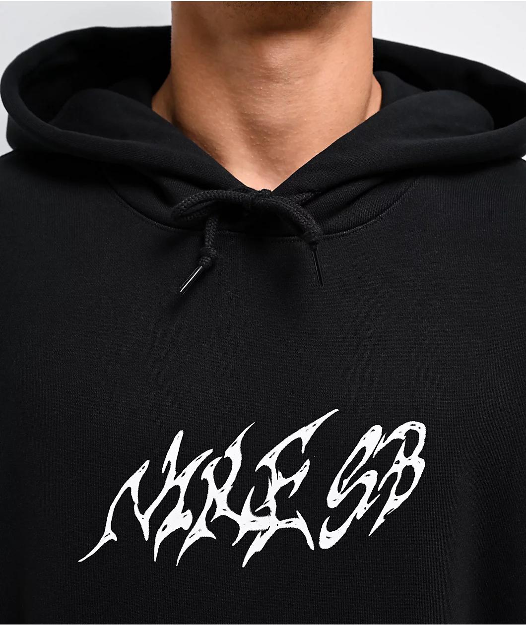 Nike SB Fleece Stallion Black Hoodie Product Image