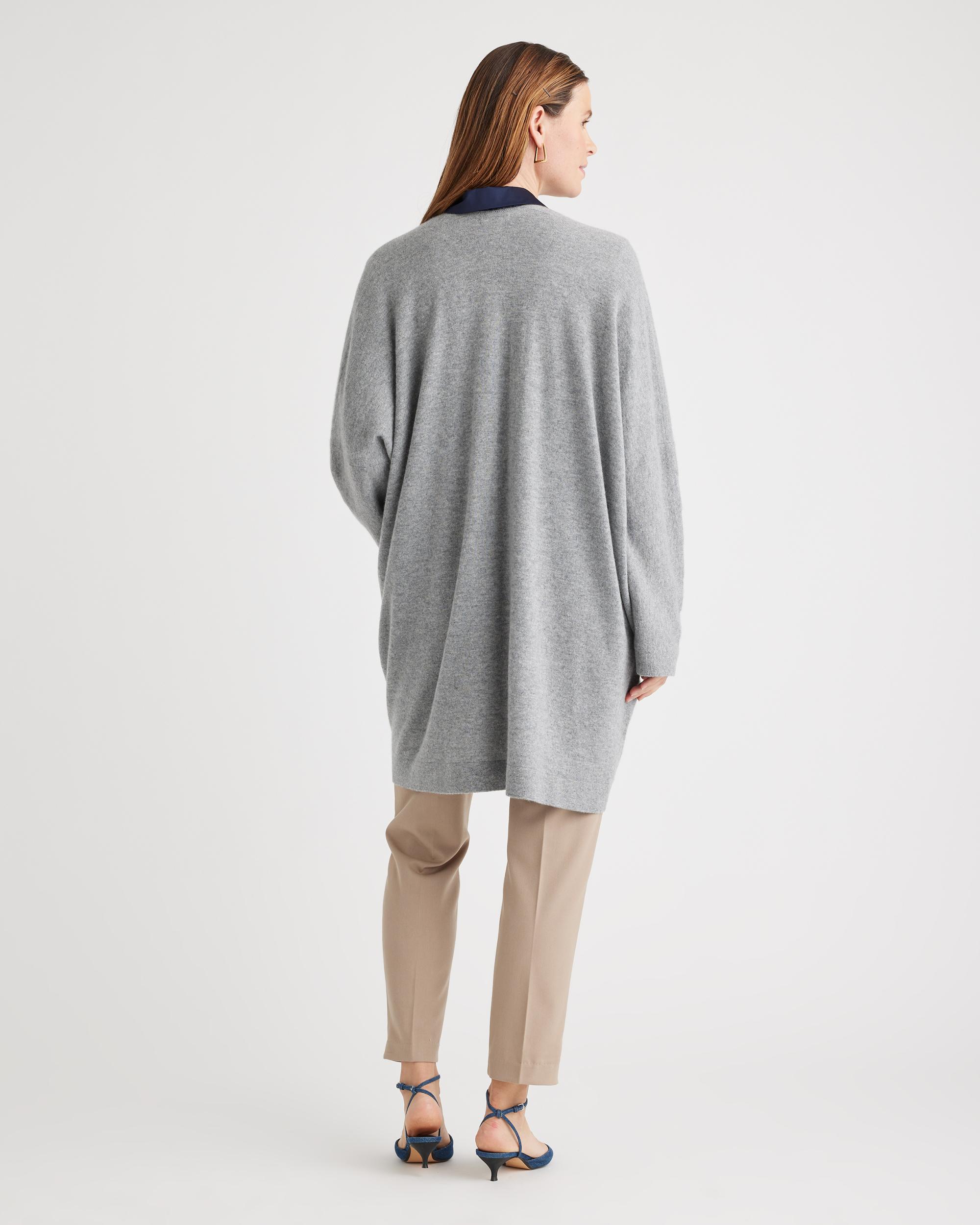 Quince | Women's Mongolian Cashmere Maternity & Nursing Cocoon Cardigan Sweater Product Image
