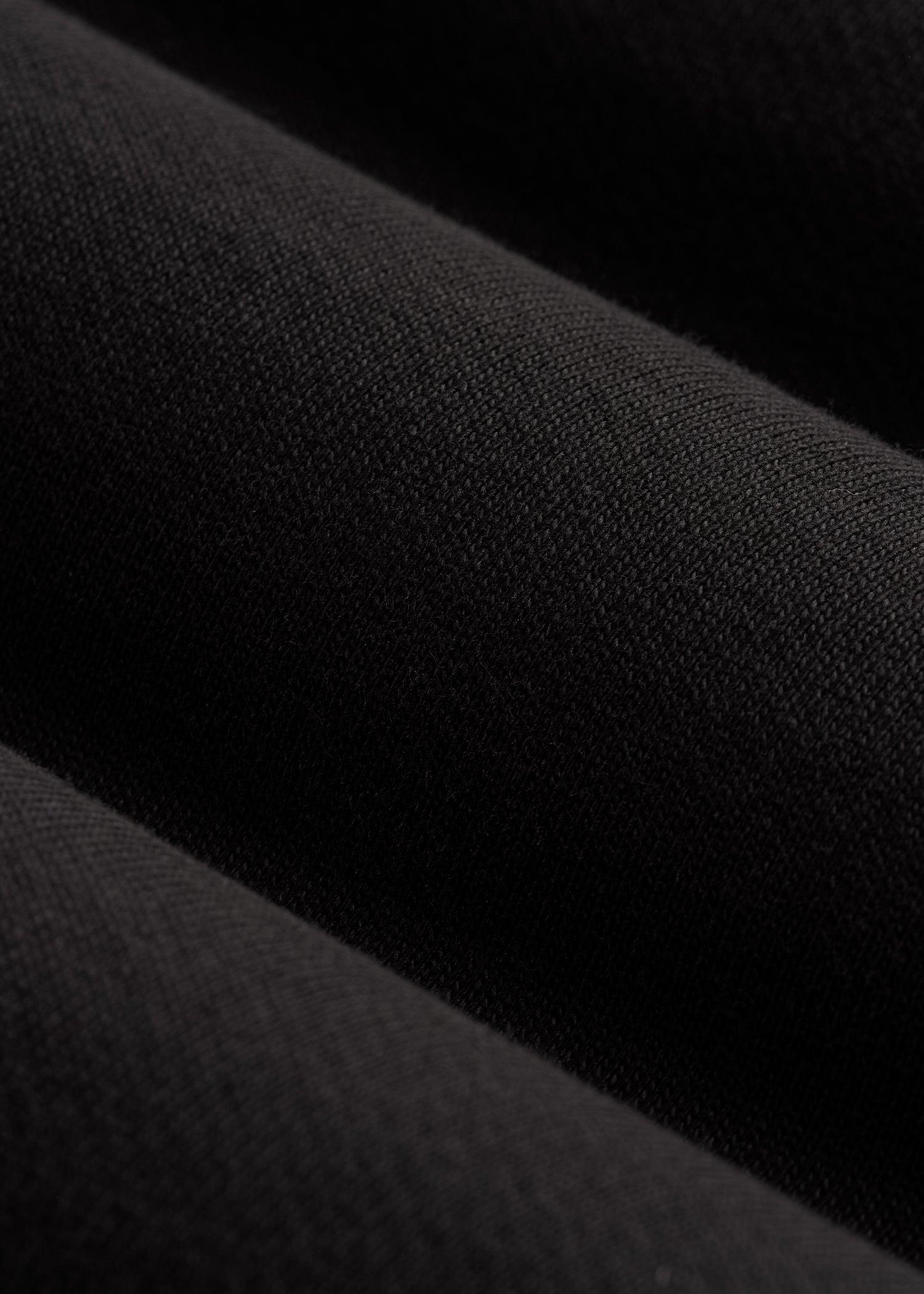 LJ&S Heavyweight Quarter-Zip Pullover for Tall Men in Vintage Black Male Product Image