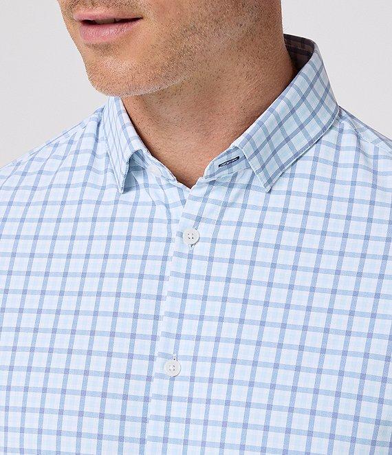 Mizzen+Main Performance Stretch Leeward Miles Plaid Long Sleeve Woven Shirt Product Image