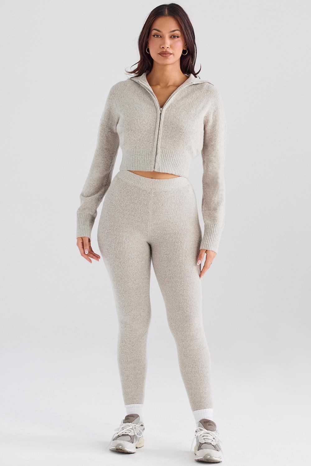 Sydney  opal ribbed knit leggings - sale Product Image