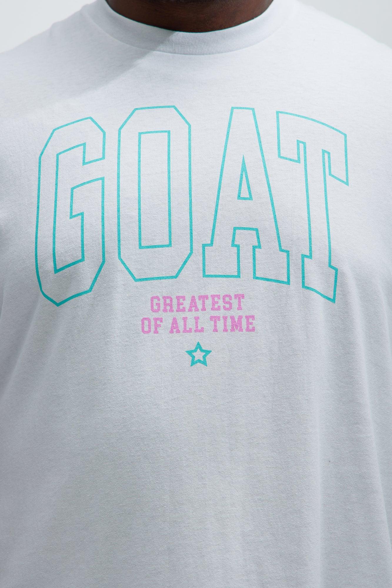 I'm The GOAT Short Sleeve Tee - White Product Image