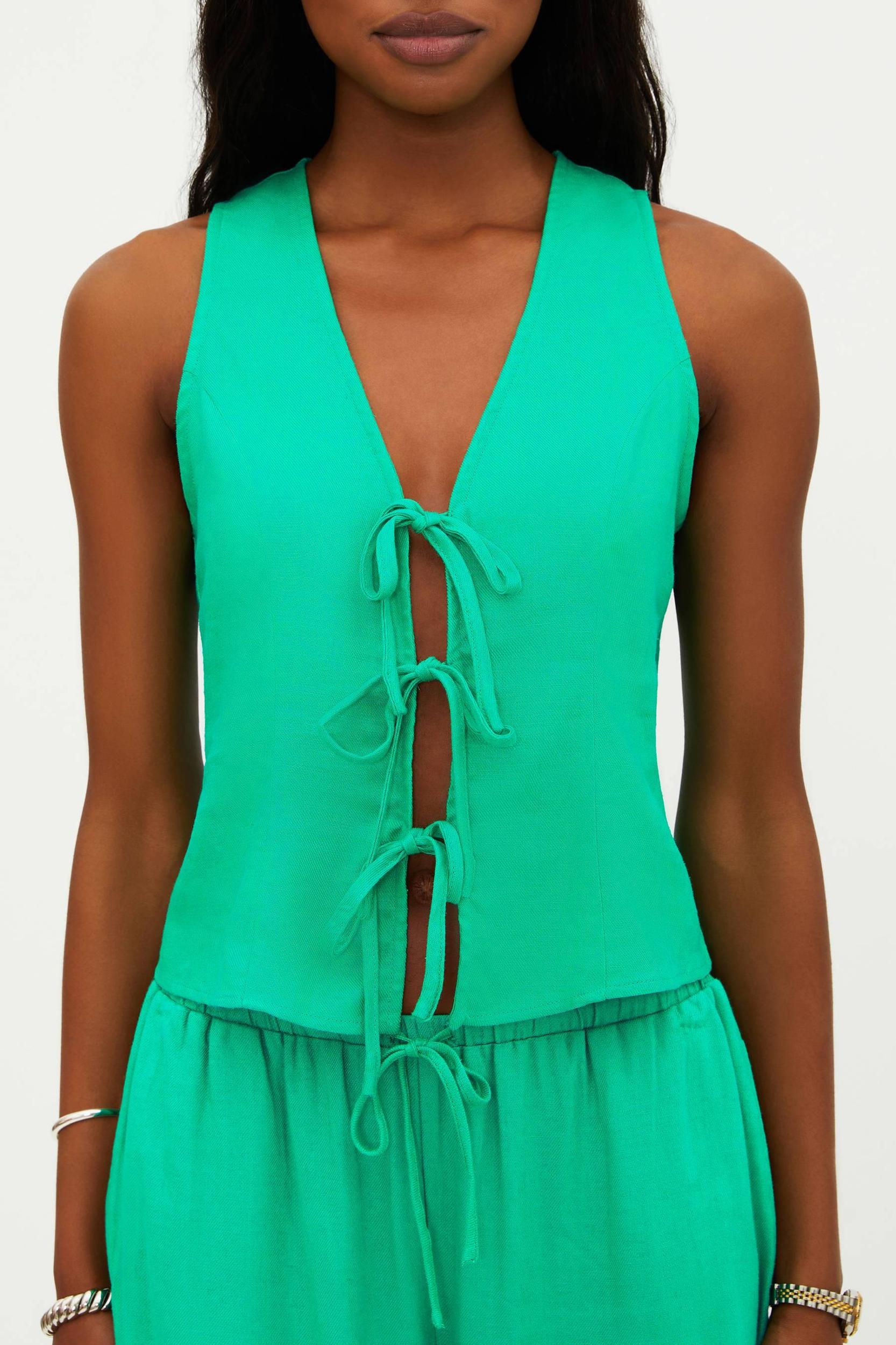 Arlowe Vest Mediterranean Mint Product Image