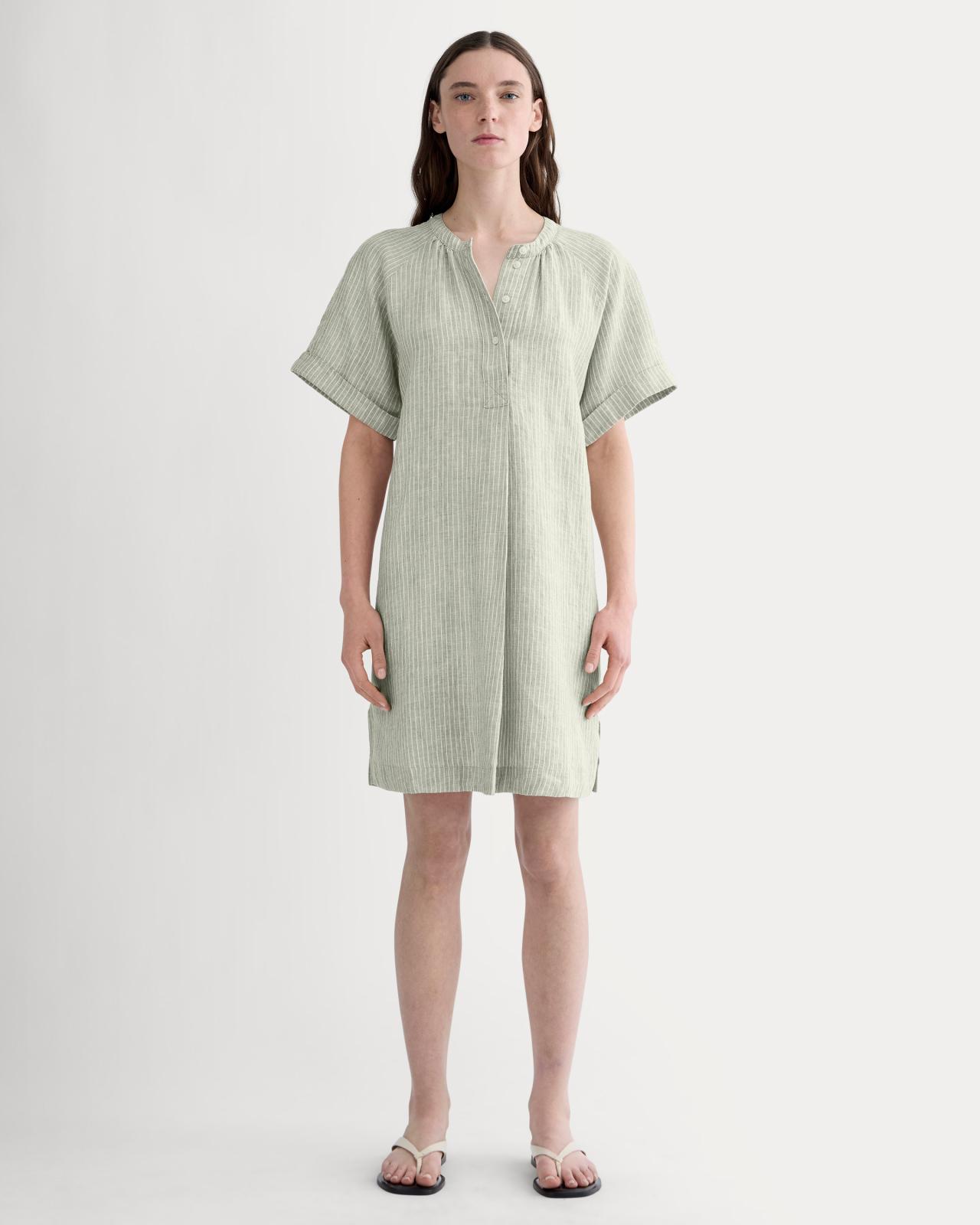 The Popover Dress in Linen Product Image