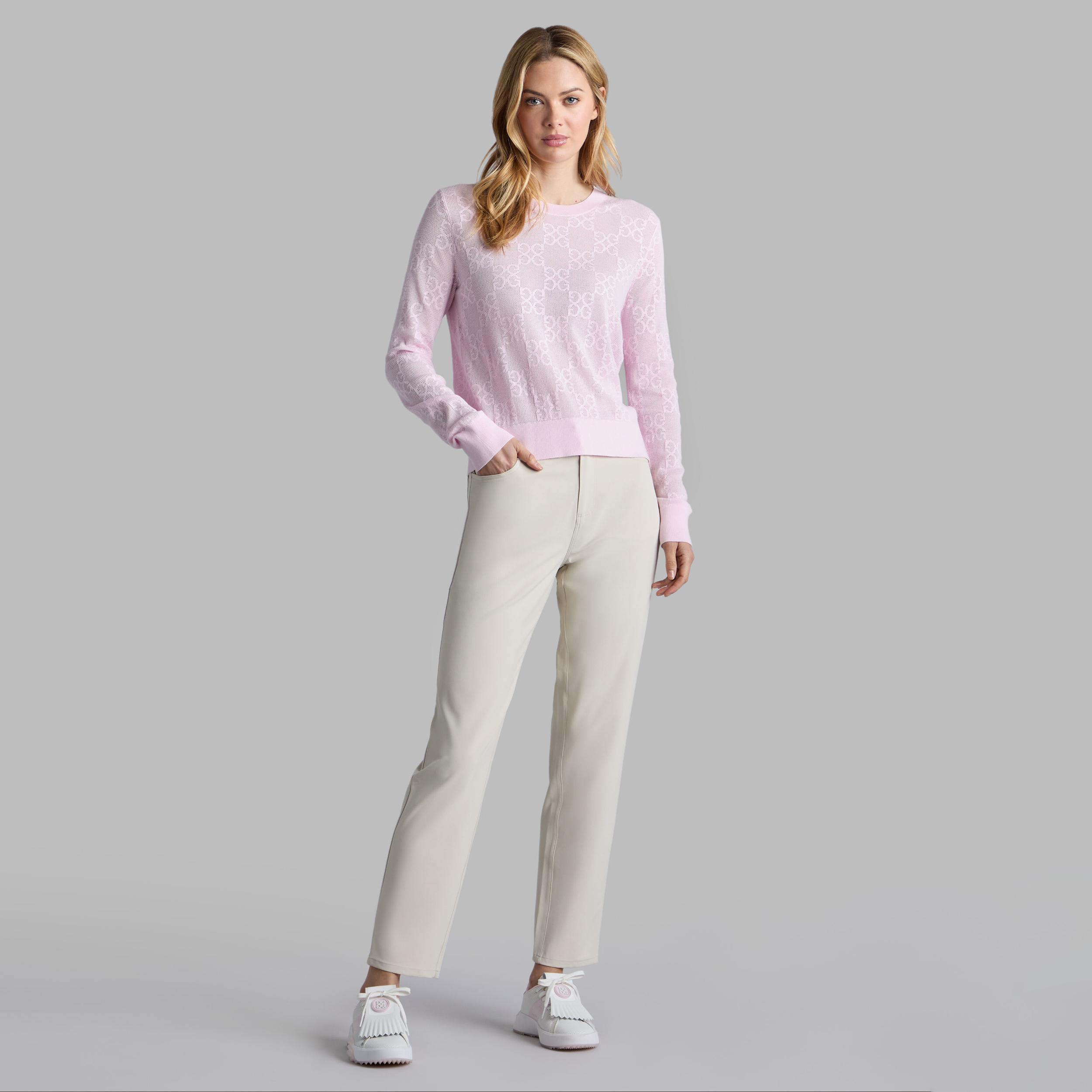 POINTELLE G CREWNECK SWEATER Product Image