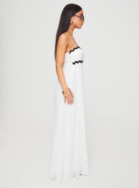 Croxetti Maxi Dress White Product Image