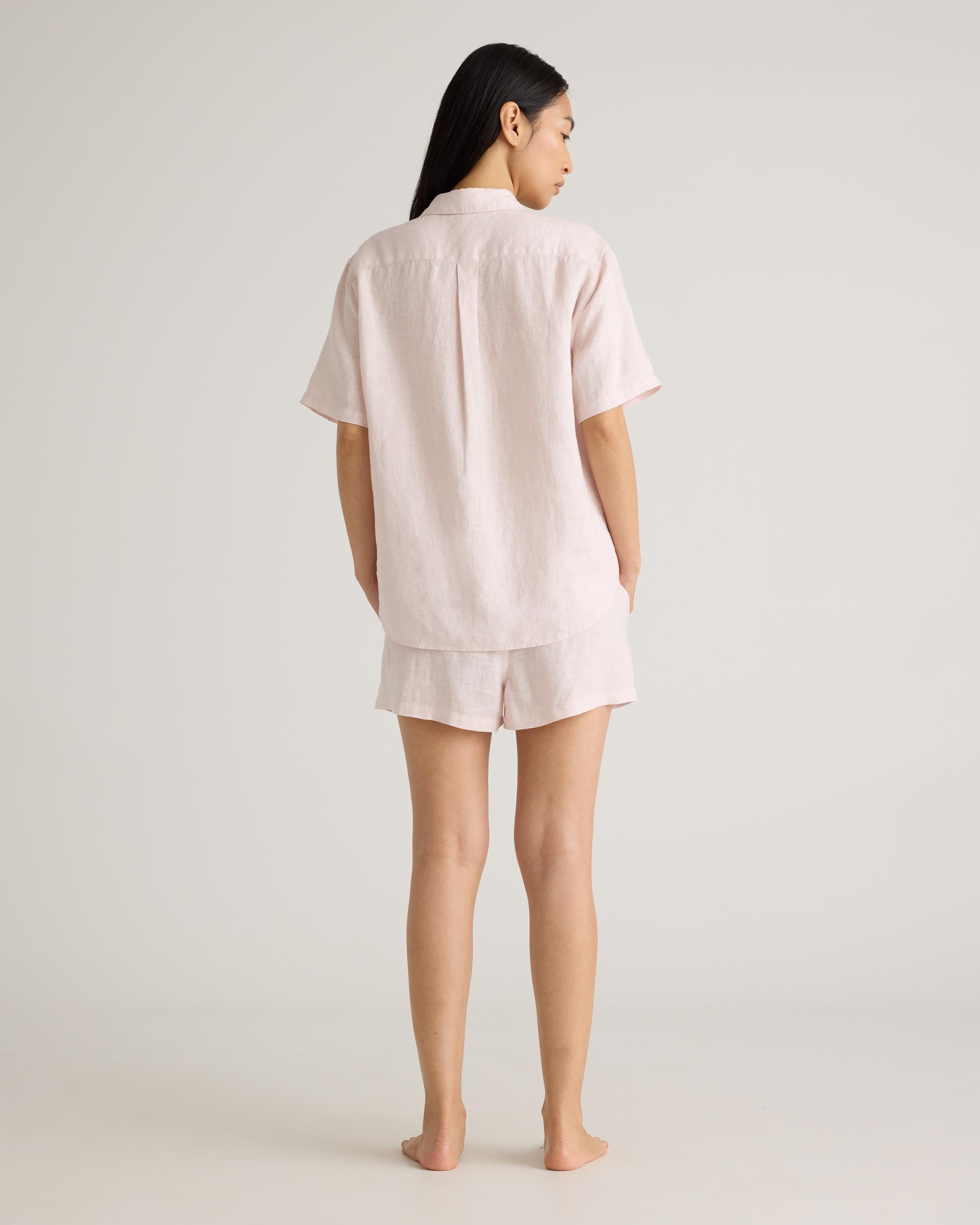 Quince | Women's 100% European Linen Shorts Pajama Set Size XS Product Image