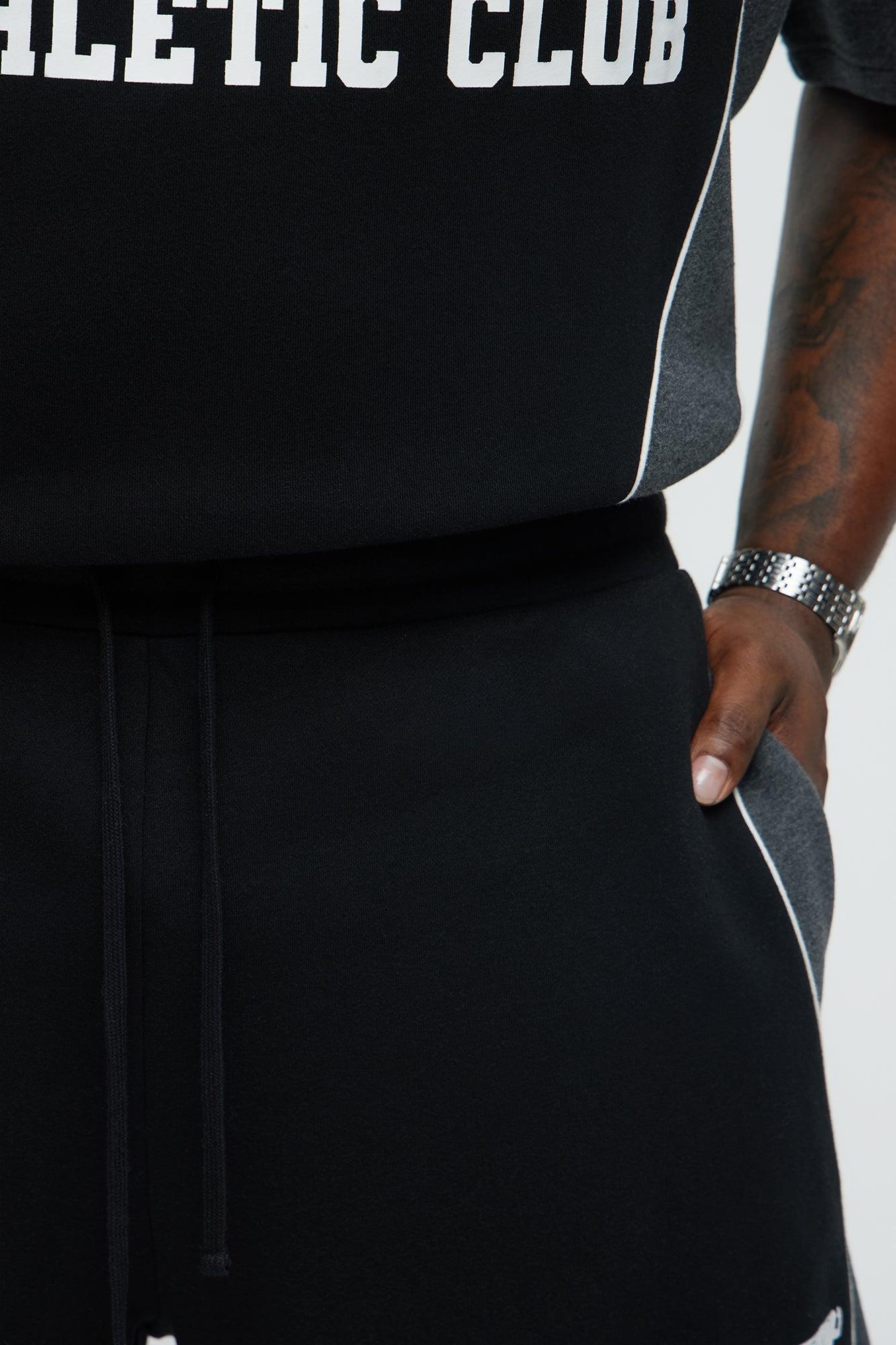 Tyson NYC Athletic Relaxed Shorts - Black/combo Product Image