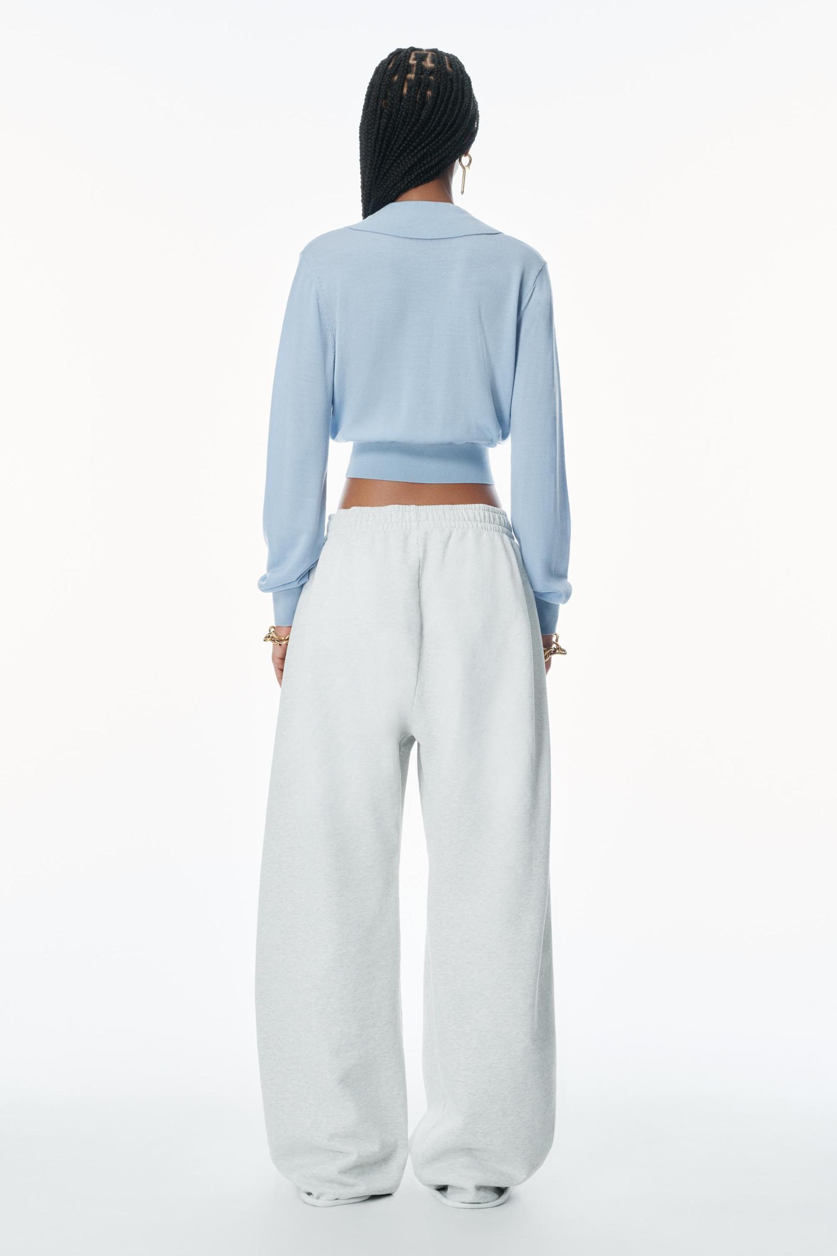 High-frequency Stacked Logo Cardigan In Merino Wool Product Image