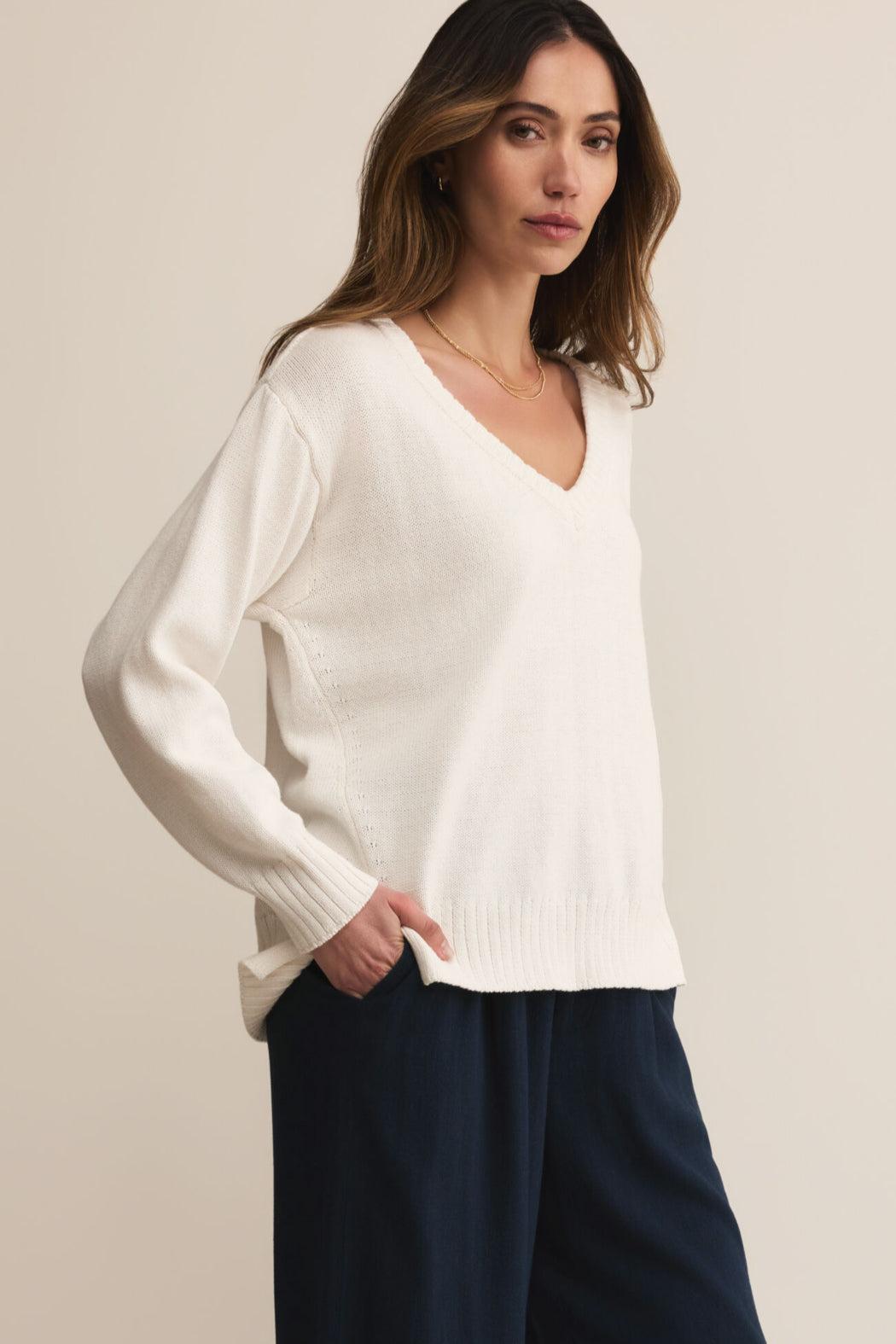 All Around V-Neck Sweater Product Image