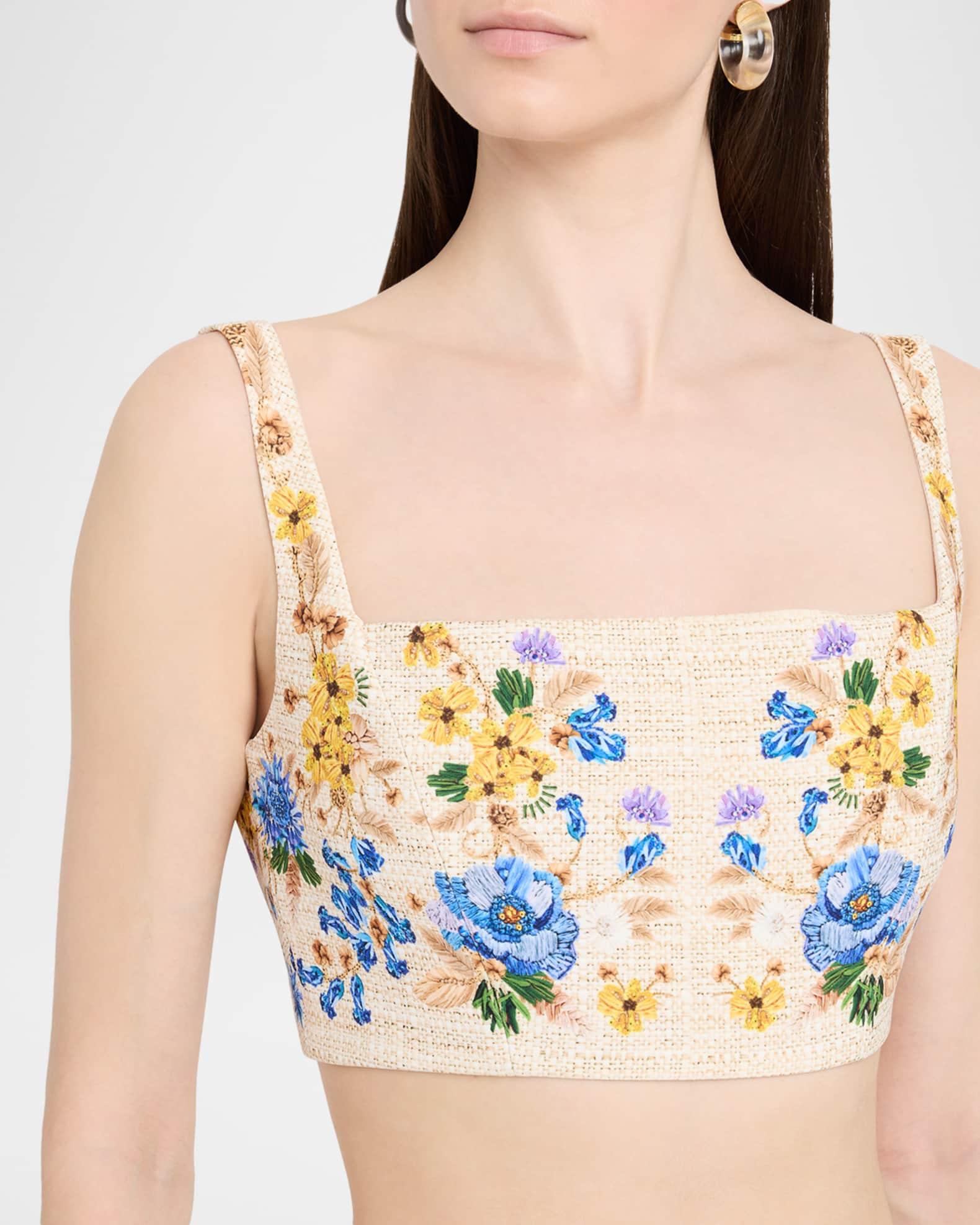 Calix Square-Neck Bralette Top Product Image