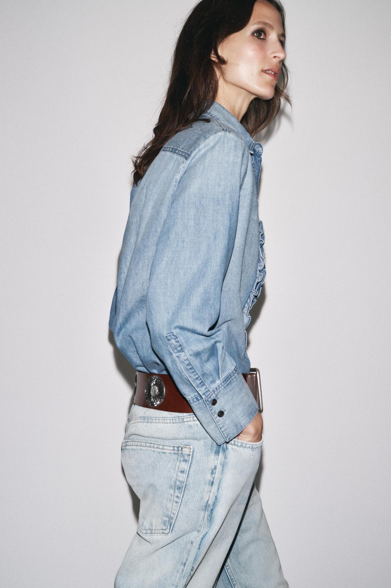 ZW COLLECTION RELAXED MID-RISE JEANS Product Image