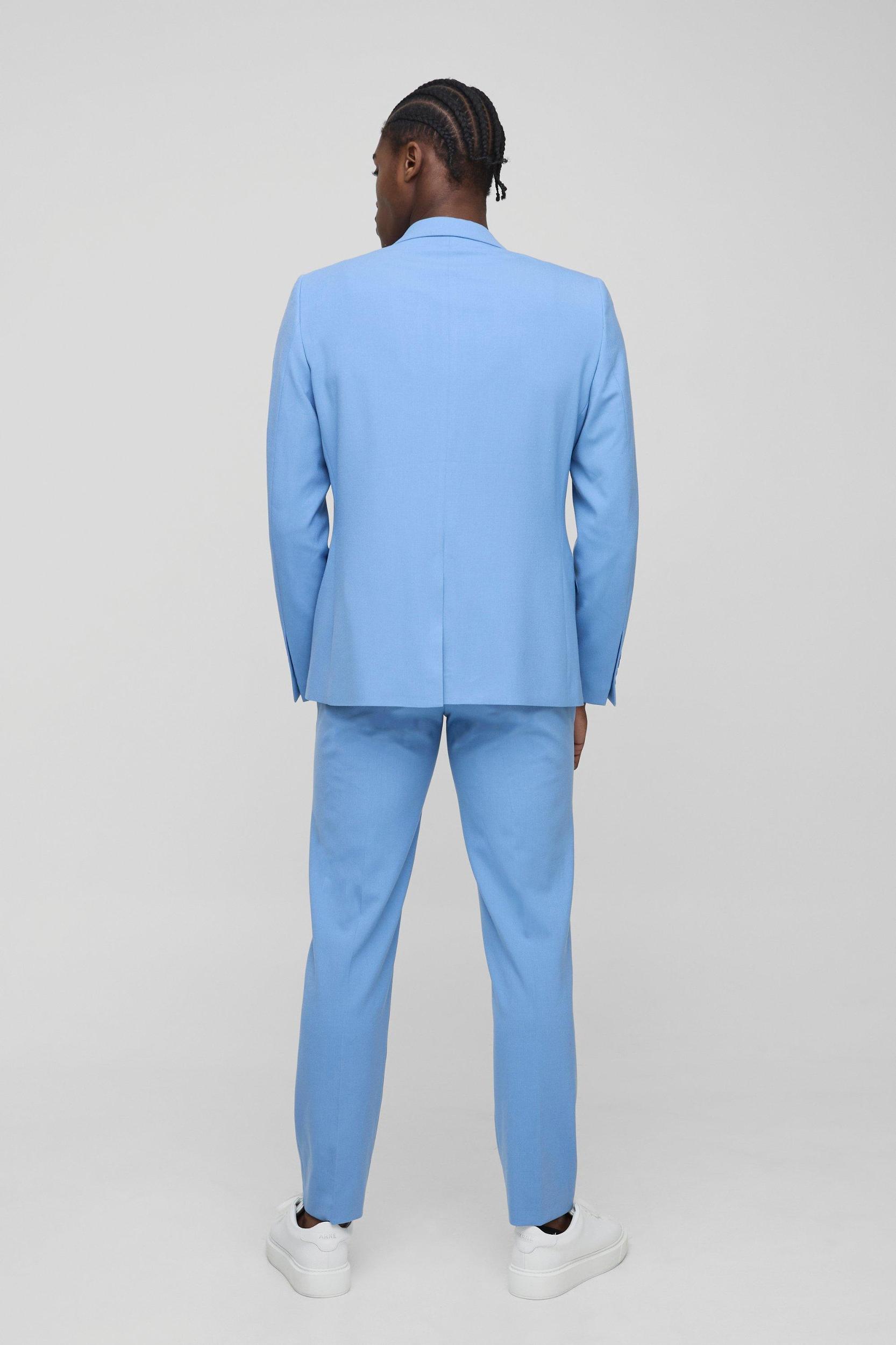 Fixed Waistband Slim Fit Dress Pants | boohooMAN USA Product Image