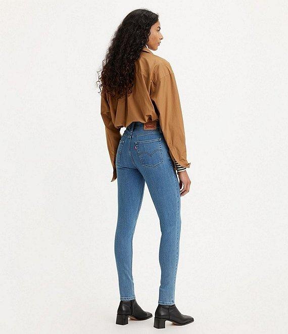 Levi's® 721 High Rise Mid Wash Skinny Jeans Product Image